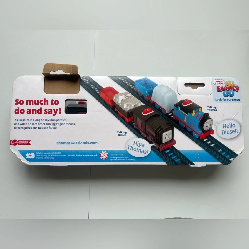 Thomas & Friends Motorized Toy Train Talking Diesel Engine with Sounds